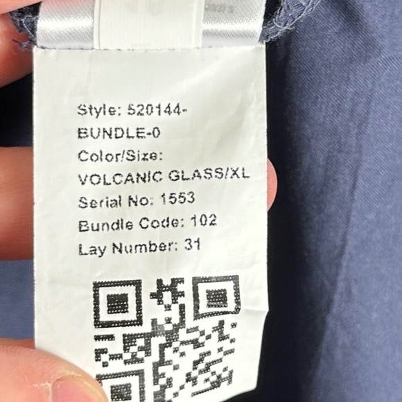 Old Navy Blue Smocked Maxi Dress Womens Sz XL Cotton Form 2024 Pockets‎ Long NEW - Picture 12 of 16